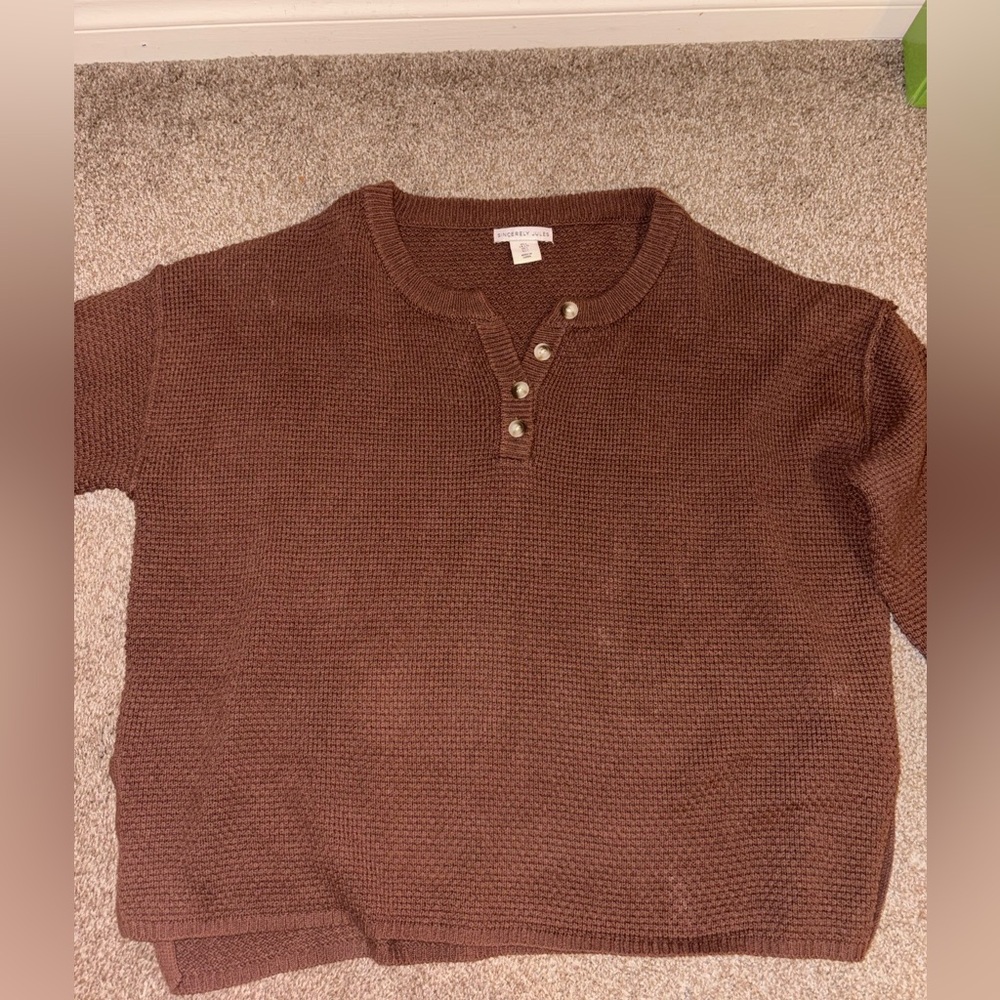 Sincerely Jules Chocolate Knit Sweater and Leggings Set